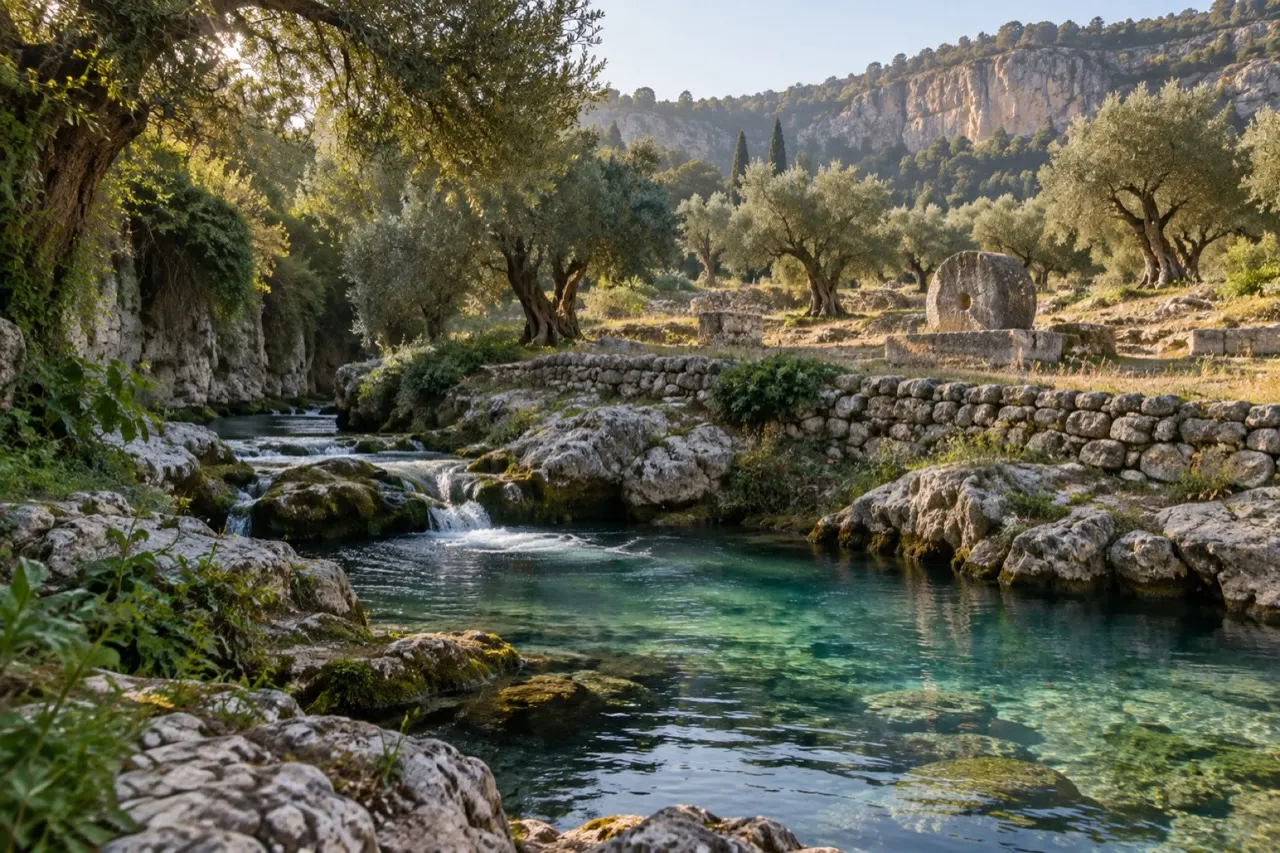 Varsak'ın tarihi ve doğasından esinlenen temsili peyzaj